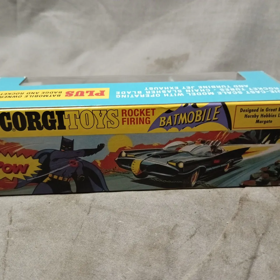 CORGI TOYS BATMOBILE ROCKET-FIRING DIE-CAST CAR – NO. 267, BOXED