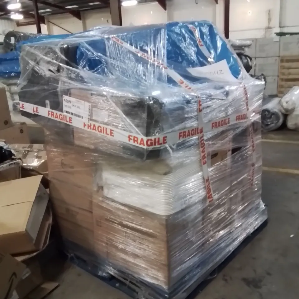 PALLET OF ASSORTED CATERING PRODUCTS AND ITEMS TO INCLUDE;PASABAHCE GLASSES,STORAGE CONTAINERS LIDS,STORAGE CONTAINERS