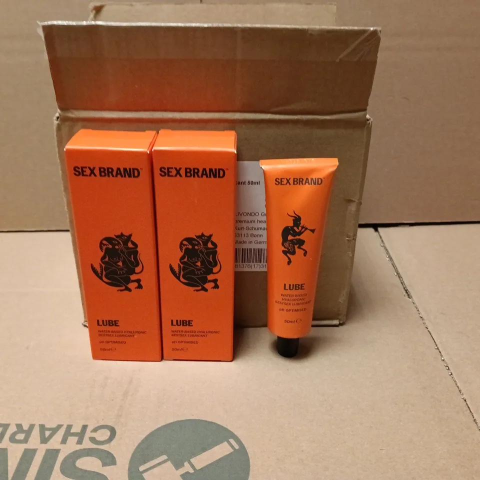 LOT OF 12 SEX BRAND 50ML WATER BASED LUBE