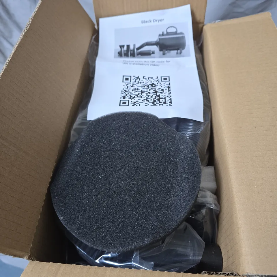 UNSPECIFIED BLACK DRYER 2800W WITH INSTRUCTIONS BOXED