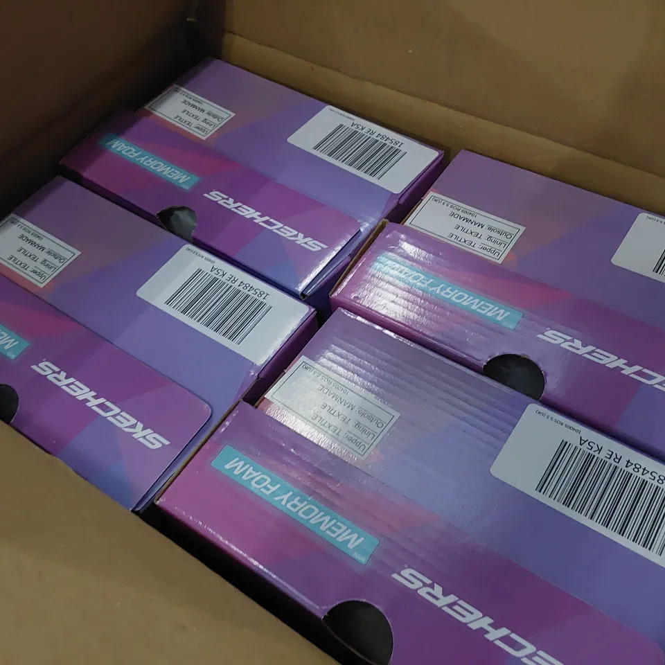 PALLET OF 43 CASES EACH CONTAINING 4 PAIRS OF BOXED SKECHERS SIZE 8.5 ROSE ARYA BALLET PUMP WITH AIR-COOLED MEMORY FOAM