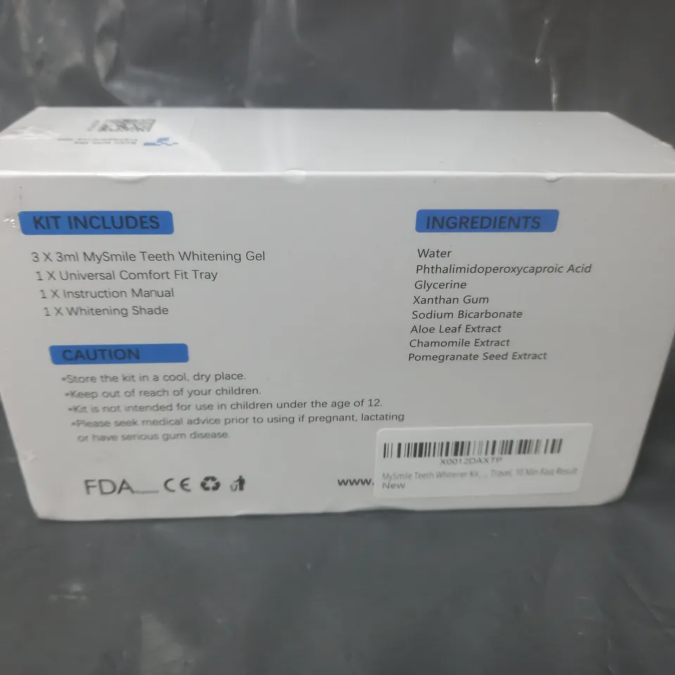 SEALED MYSMILE TEETH WHITENING KIT
