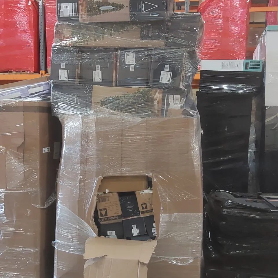 PALLET CONTAINING A VERY LARGE QUANTITY OF ASSORTED CHRISTMAS DECORATIONS