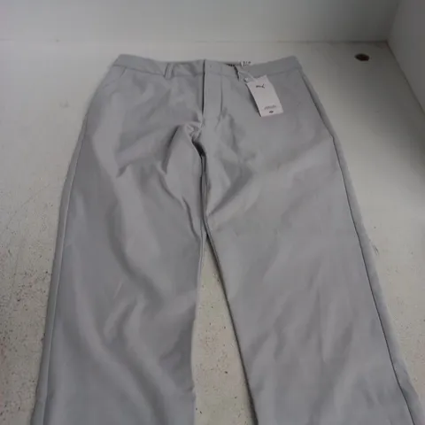 PUMA MENS GREY GOLF TROUSERS - UK 30/30
