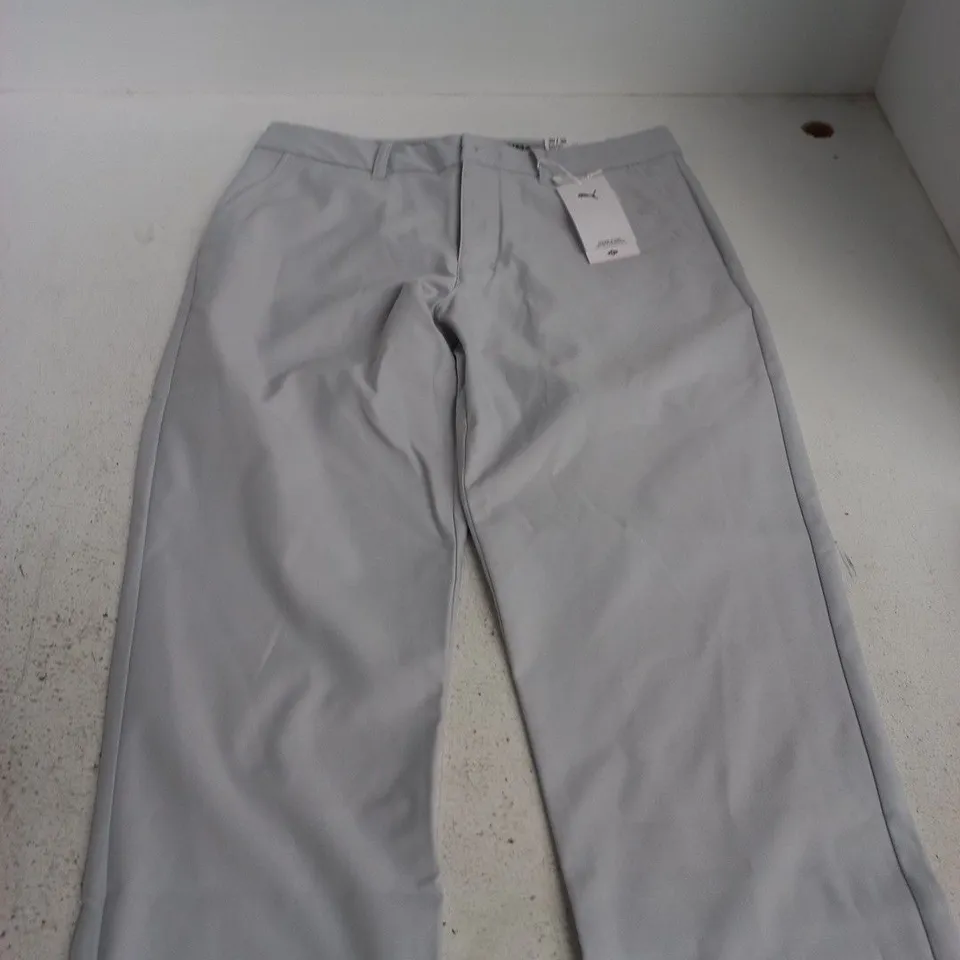 PUMA MENS GREY GOLF TROUSERS - UK 30/30