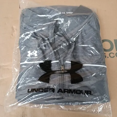 BAGGED UNDER ARMOUR CHALLENGER TRACKSUIT MOD GRAY/WHITE MEN’S XL SET
