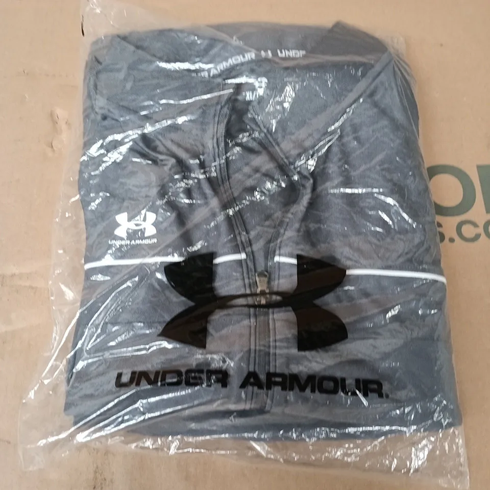 BAGGED UNDER ARMOUR CHALLENGER TRACKSUIT MOD GRAY/WHITE MEN’S XL SET