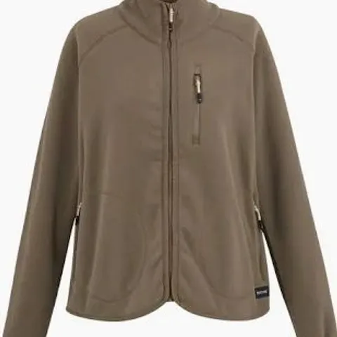 BRAND NEW REGATTA WOMEN'S FRANKIE FULL ZIP FLEECE MOCHA SIZE 10