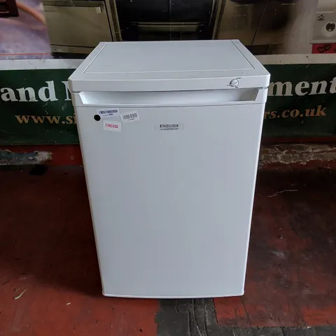 ENGLISH ELECTRIC UNDER COUNTER FREEZER WHITE EEF085H