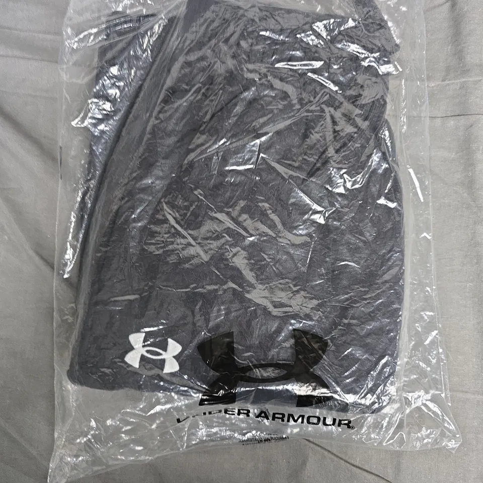 BAGGED UNDER ARMOUR UA RIVAL COTTON JOGGER – BLACK – UK SIZE S (SMALL)