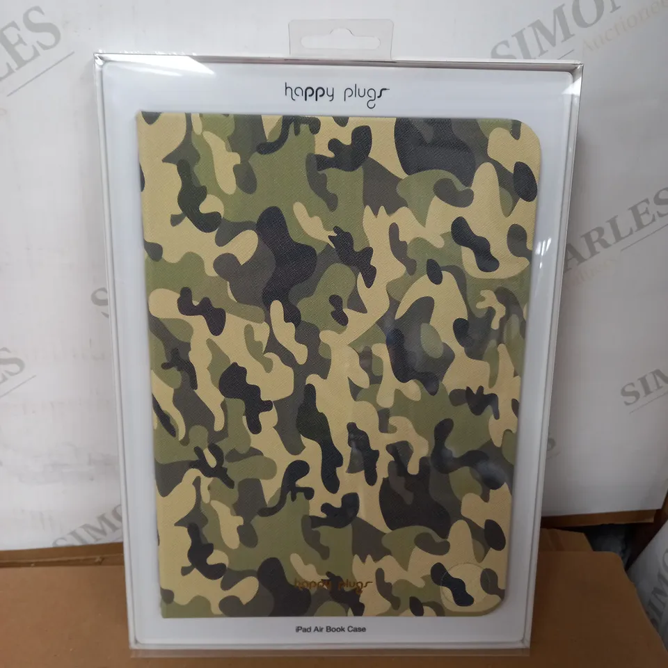 LOT OF 10 HAPPY PLUGS IPAD AIR BOOK CASES - CAMO