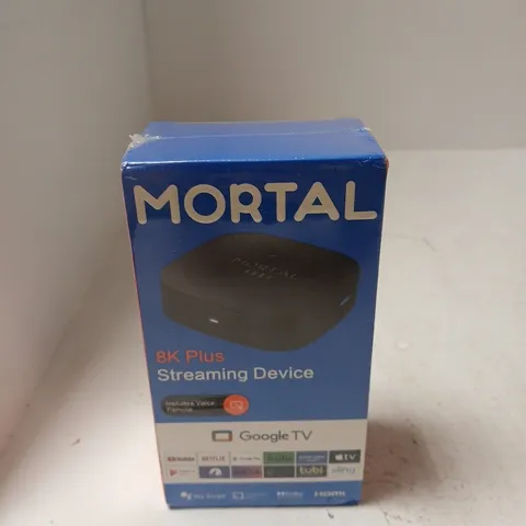 MORTAL 8K PLUS STREAMING DEVICE WITH GOOGLE TV – VOICE REMOTE INCLUDED
