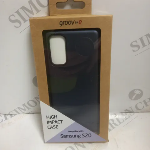 BOX OF 50 BRAND NEW GROOV-E SAMSUNG S20 HIGH IMPACT CASES IN SPACE GREY
