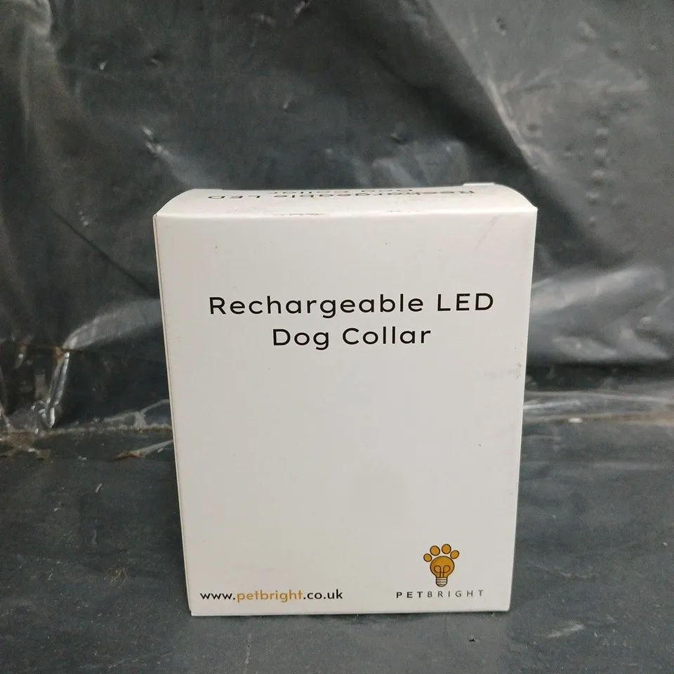 LARGE QUANTITY OF RECHARGABLE LED DOG COLLARS IN VARIOUS SIZES - COLLECTION ONLY