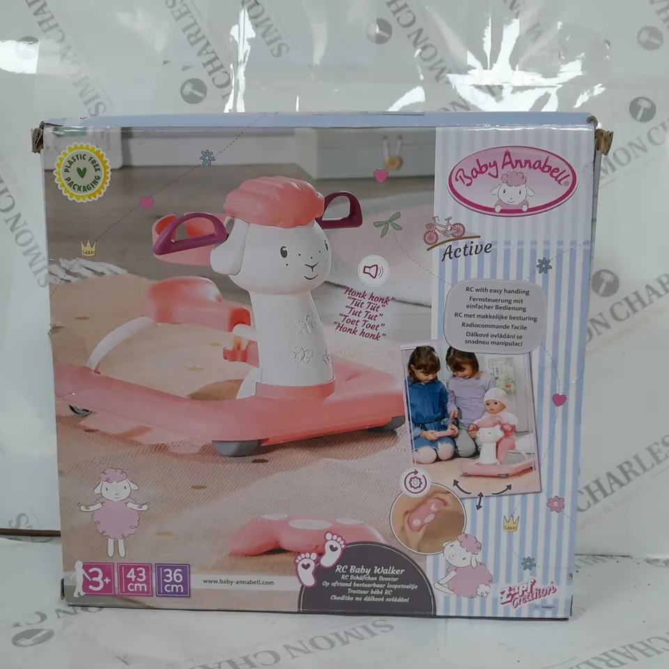 BOXED BABY ANNABELL RC BABY WALKER RRP £33.99