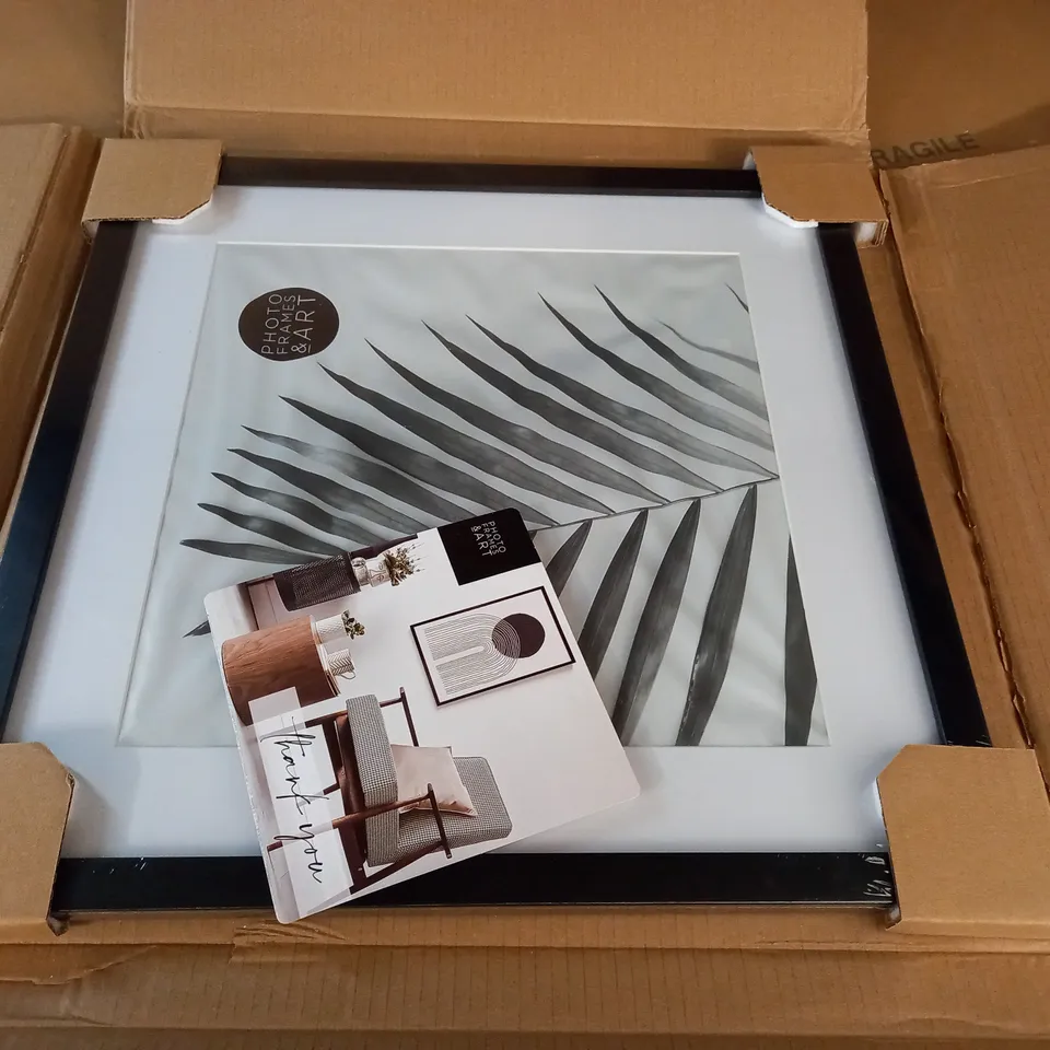 BOXED PF+A 16X16" PICTURE FRAME IN BLACK 