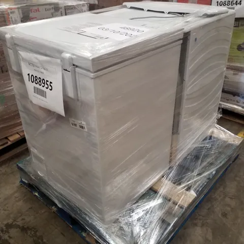 RUSSELL HOBBS RH142CF2002 142L CHEST FREEZER AND HOOVER HLEV10DG 10KG VENTED TUMBLE DRYER - UNPROCESSED RAW RETURNS