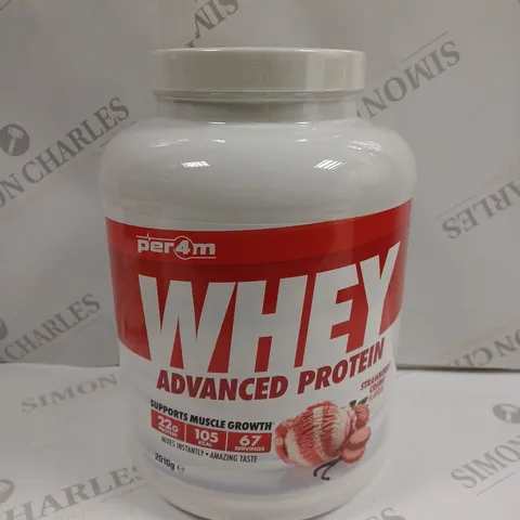 SEALED PER4M ADVANCED WHEY PROTEIN - 2KG STRAWBERRY CRΓME