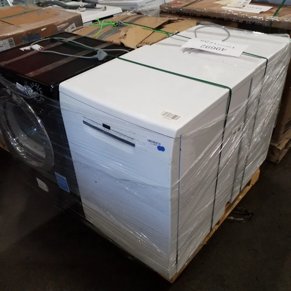 PALLET OF APPROXIMATELY 4 UNPROCESSED RAW RETURN WHITE GOODS TO INCLUDE;