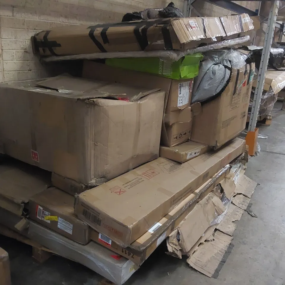 PALLET CONTAINING A LARGE ASSORTMENT OF FURNITURE PARTS ECT