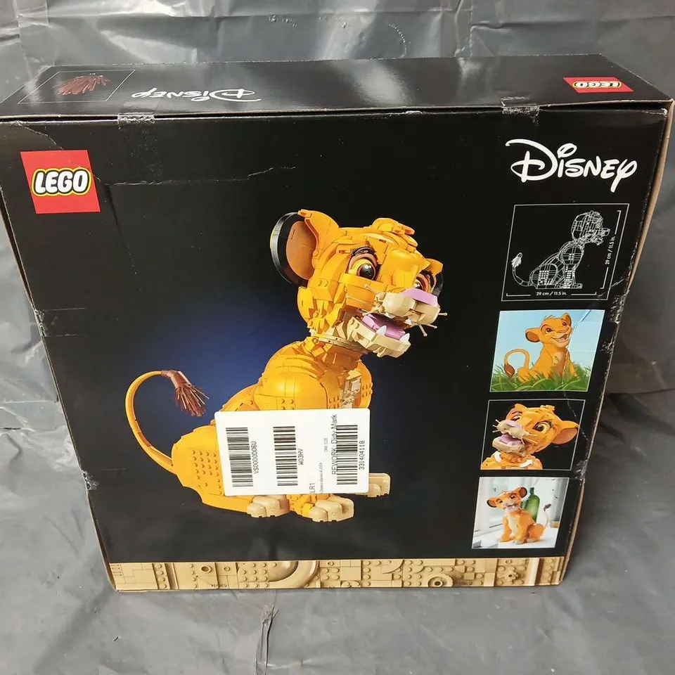 BOXED DISNEY YOUNG SIMBA THE LION KING SET 43247 RRP £70