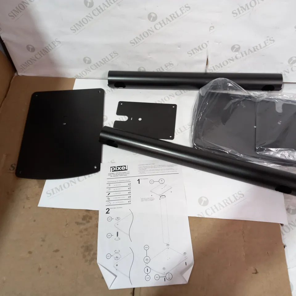 BOXED PIXEL T50/T80 BLACK SPEAKER STAND