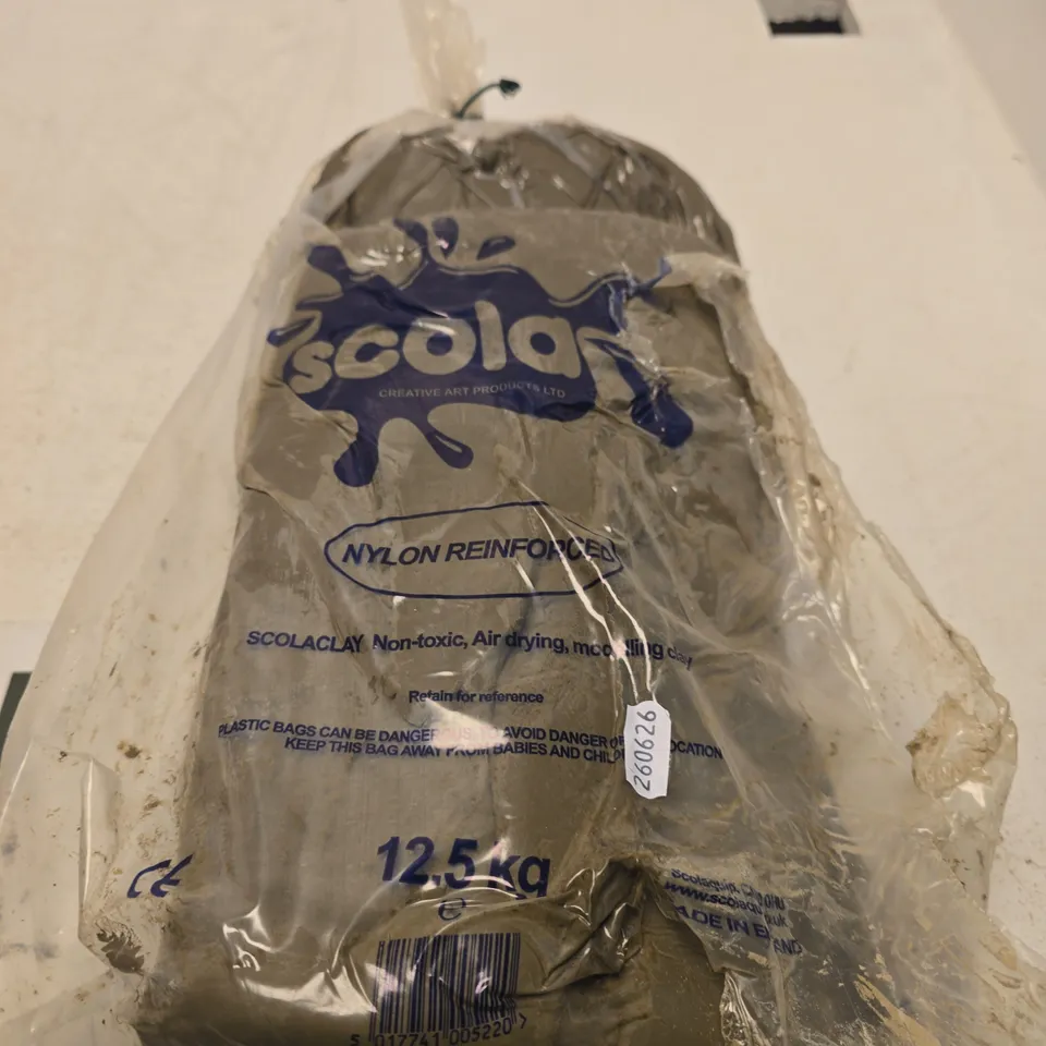 SCOLA CLAY NON-TOXIC MODELLING CLAY - 12.5KG