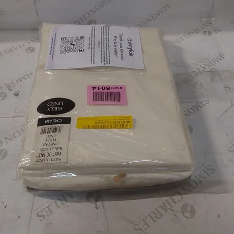 BAGGED NORUSH MADISON EYELET RING TOP CURTAINS (SET OF 2) - 168 x 229cm