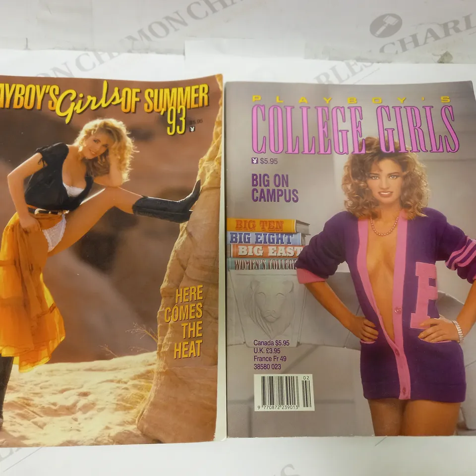 PLAYBOY'S COLLEGE GIRLS MAY '93 + GIRLS OF SUMMER JULY '93 MAGAZINES