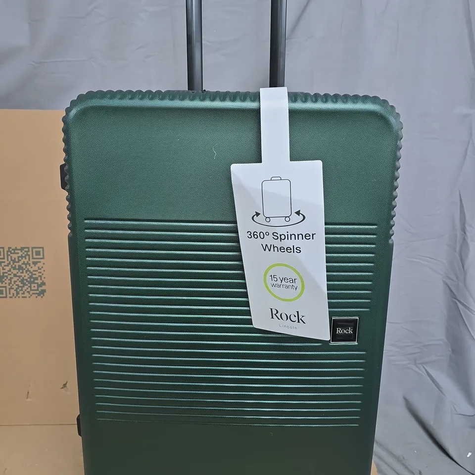 ROCK LUGGAGE LINCOLN TROLLEY CASE GREEN