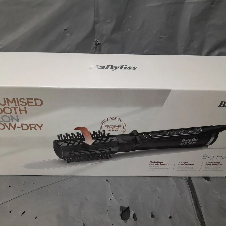 BOXED AND SEALED BABYLISS NEW BIG HAIR CURLING BRUSH 