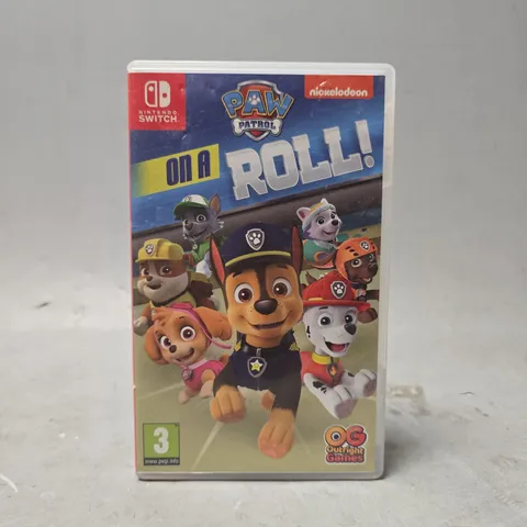 NINTENDO SWITCH GAME PAW PATROL ON A ROLL