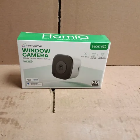 HOMIQ COLORVUE AI WINDOW CAMERA W8 3MP BOXED