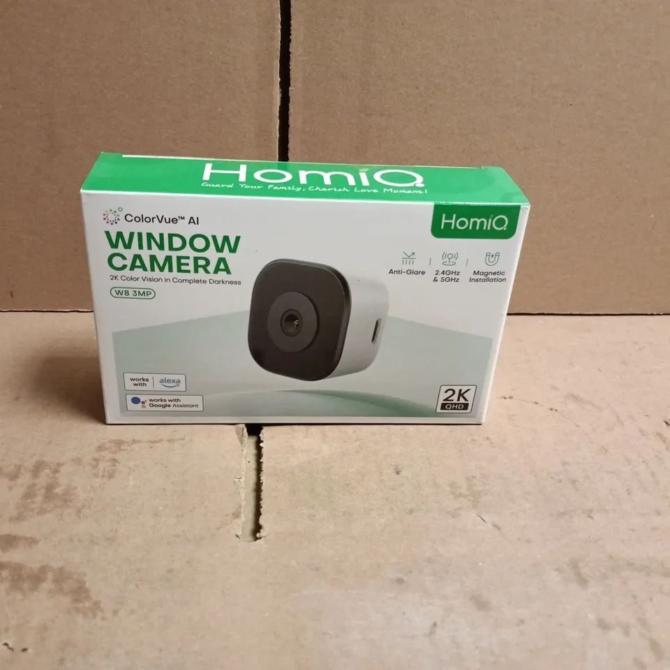 HOMIQ COLORVUE AI WINDOW CAMERA W8 3MP BOXED