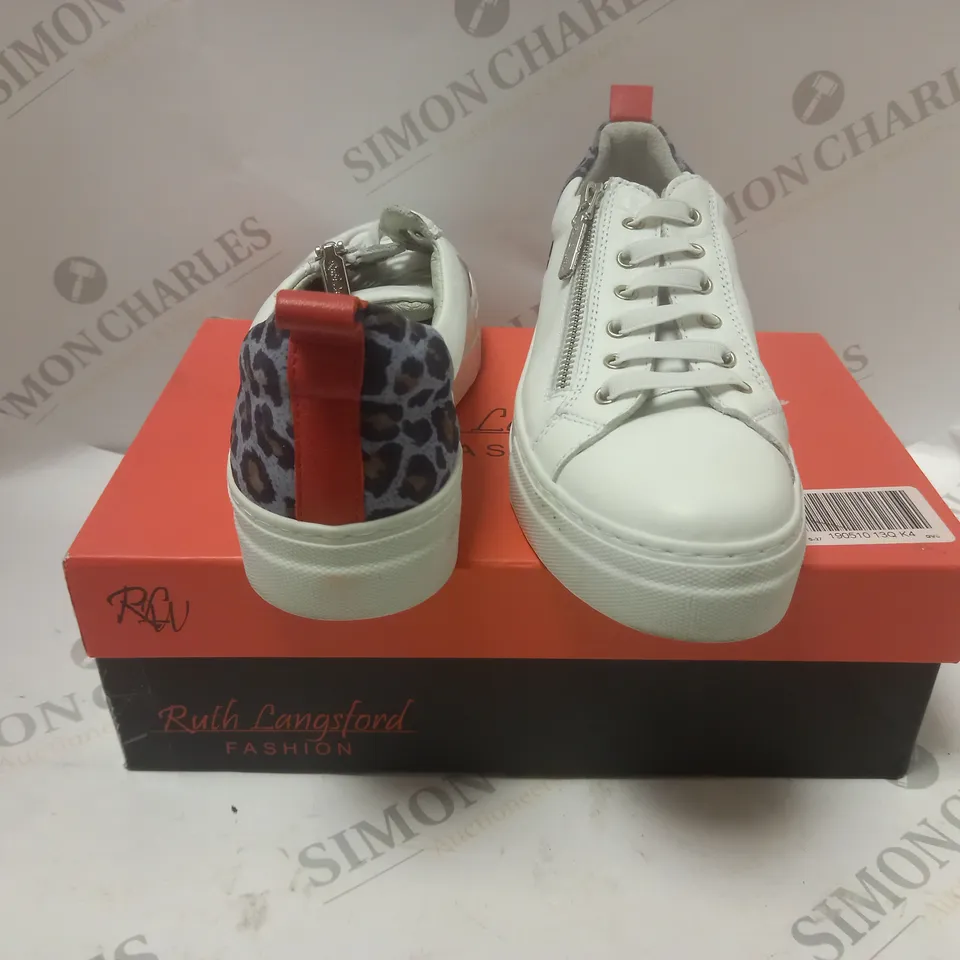 BOXED RUTH LANGSFORD FASHION TRAINERS 