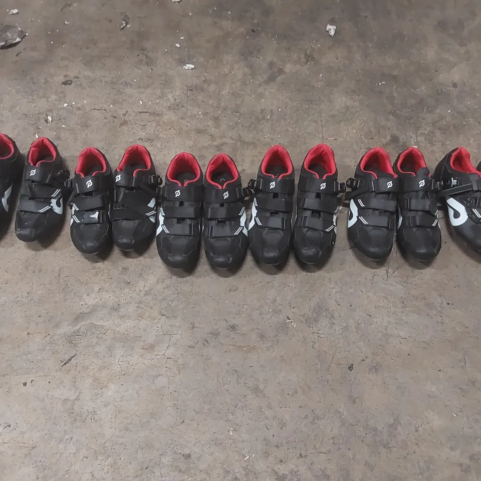 BOX CONTAINING 6x PAIRS OF PELOTON CYCLING SHOES