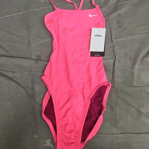 NIKE HYDRASTRONG SWIMSUT IN PINK - SIZE 28