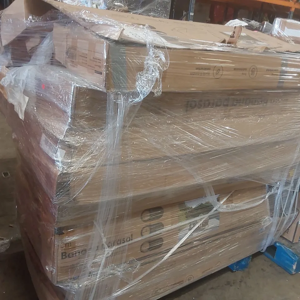 PALLET CONTAINING A VERY LARGE QUANTITY OF KEPLIN PARASOLS