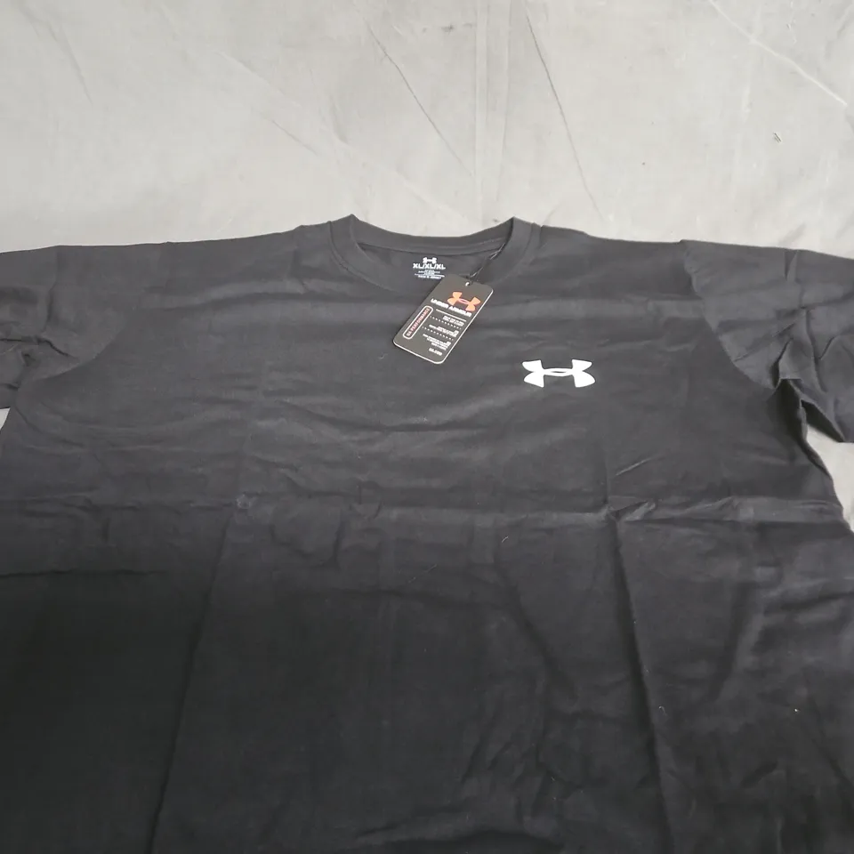UNDER ARMOUR T-SHIRT – BLACK - SIZE XL