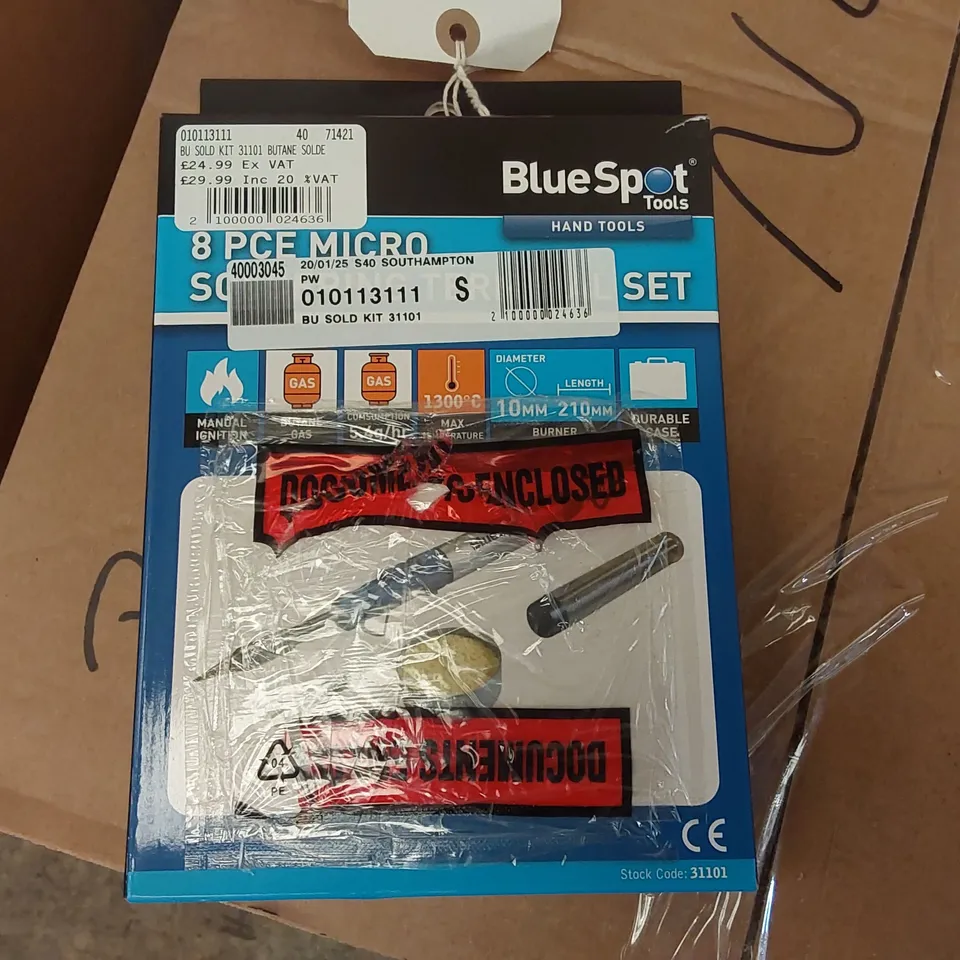 BOXED BLUESPOT SOLDERING KIT