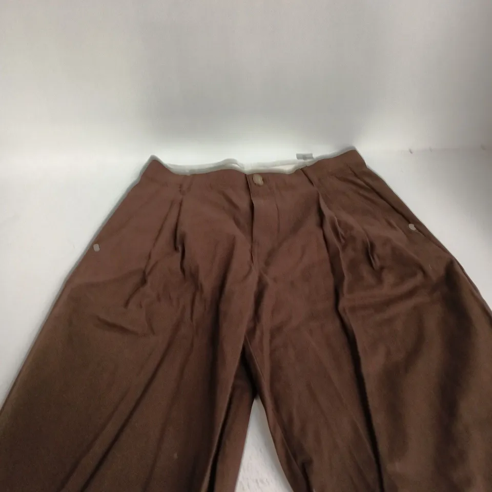 ZARA BROWN TROUSERS – UK 12 (EU 40 / US 31) – MADE IN BANGLADESH