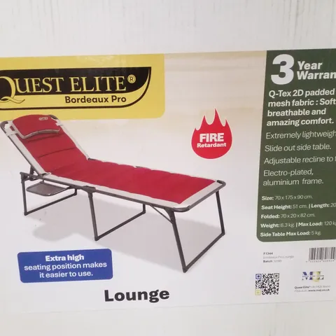 BOXED QUEST ELITE BORDEAUX PRO LUNGE