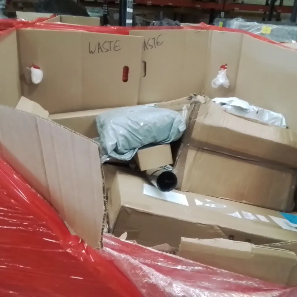 PALLET OF ASSORTED HOUSEHOLD GOODS AND PRODUCTS TO INCLUDE;LED STRIP LIGHT,MAT,HOLDER 