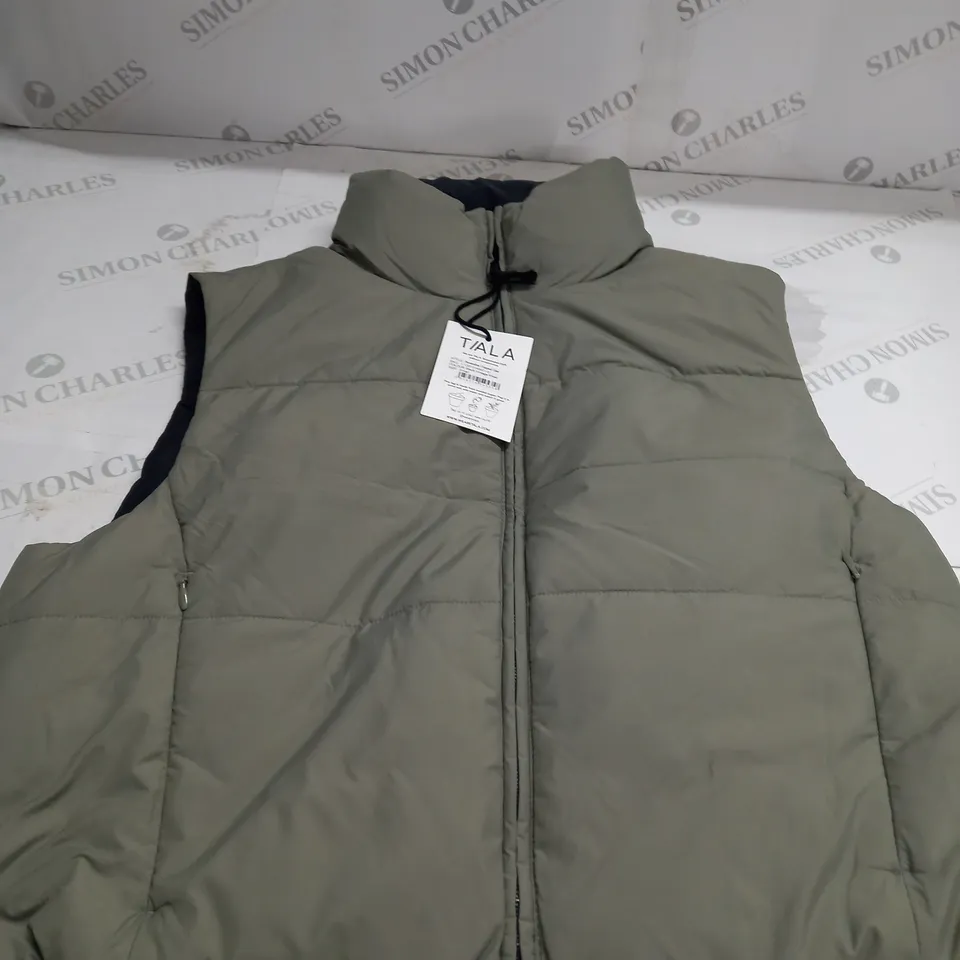 TIALA GREEN GILLET SIZE S