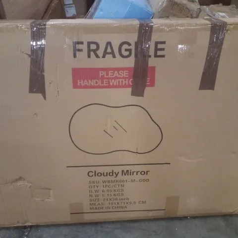 BOXED CLOUDY MIRROR 