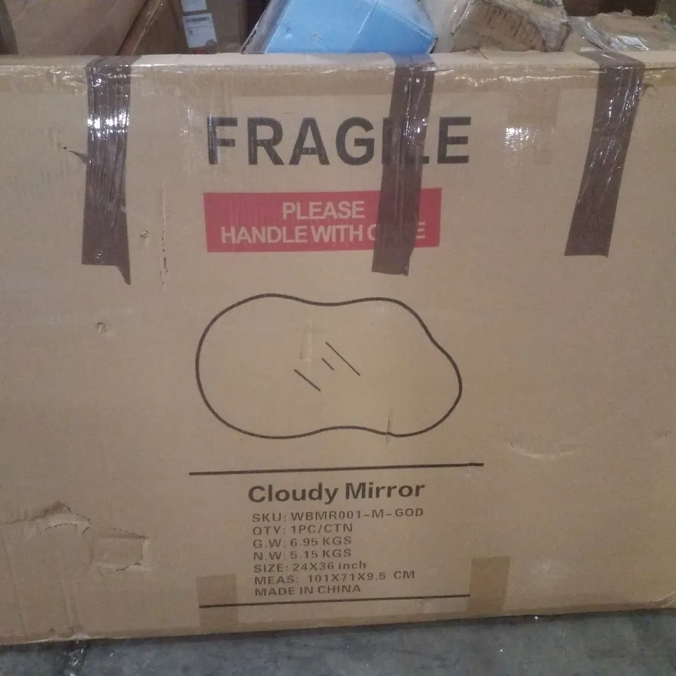 BOXED CLOUDY MIRROR