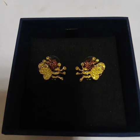 BUTLER AND WILSON HONEY BEE EARRINGS