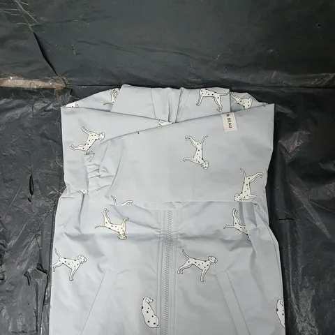 Holly & Beau Dalmatian Colour-Changing Raincoat – Kids Size L