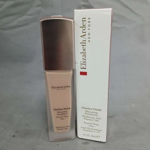 BOXED ELIZABETH ARDEN FLAWLESS FINISH SKINCARING FOUNDATION, 30ML – SHADE 260N