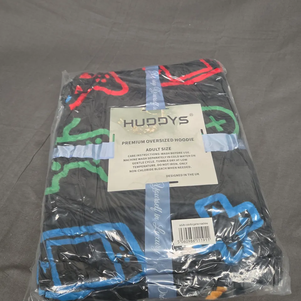 HUDDYS SEALED PREMIUM OVERSIZED HOODIE - GAME MACHINE 